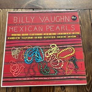 Billy Vaughn Mexican Pearls Vinyl Record - Red Cover